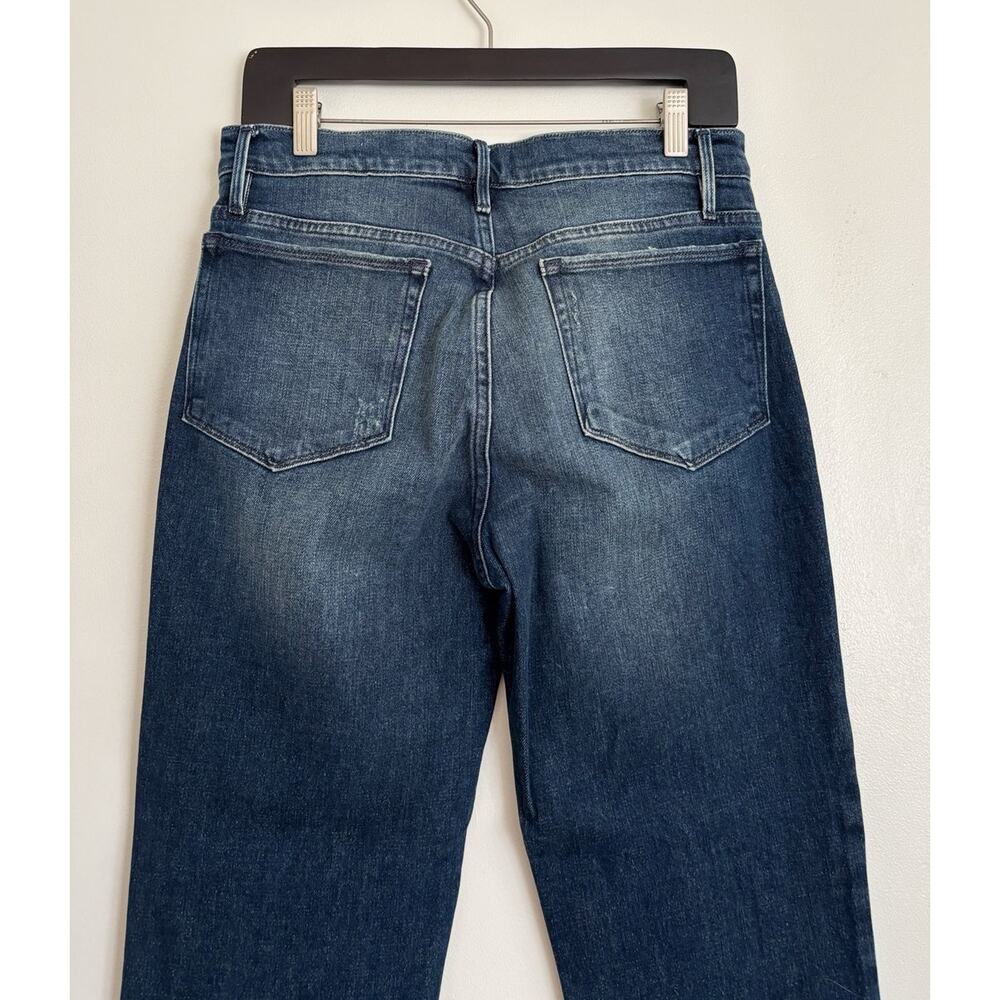 Dark Wash Women's FRAME Lola Le Nouveau Straight Jeans 28 - Picture 5 of 7